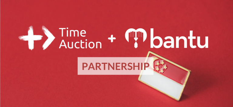 Announcing a new collaboration between Time Auction Singapore and bantu