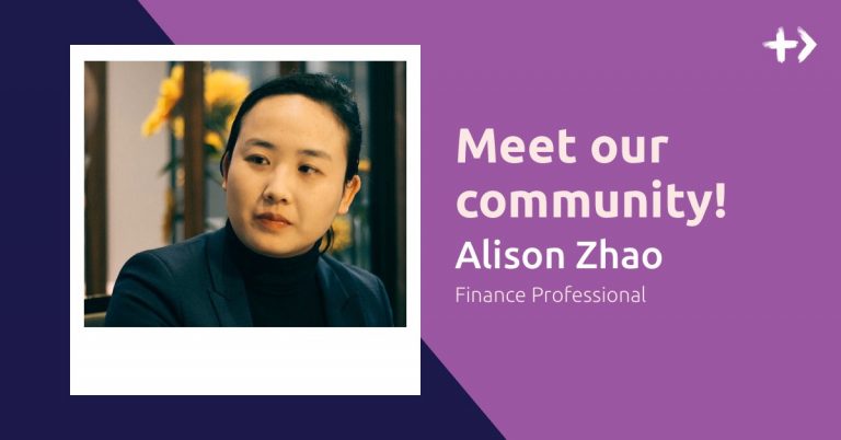 Community Spotlight: Alison Zhao, Finance Professional