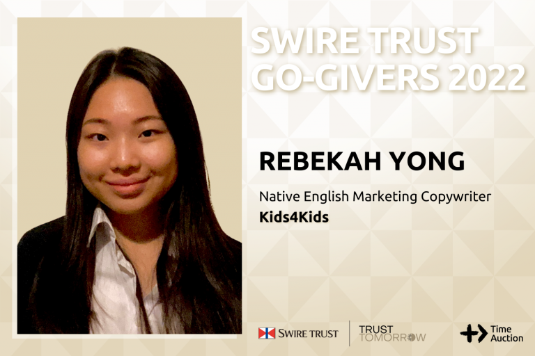 Volunteering Made as Easy as 1-2-3 | Rebekah Yong, Swire Trust Go-Givers of 2022
